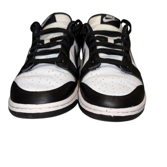 Nike Dunk Low Retro Panda Sneaker Shoe women's 9 Black & White Streetwear - Picture 3 of 5